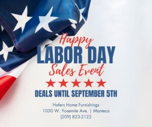 Hafers Home Furnishings Labor Day Sale Event 2024